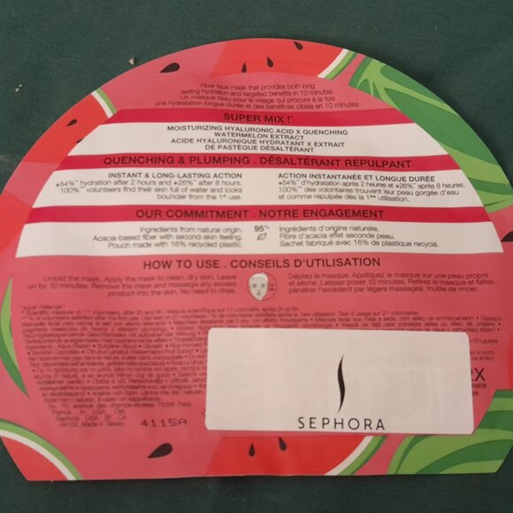 Sephora Quenching & Plumping Effect Face Mask - Picture 2 of 2
